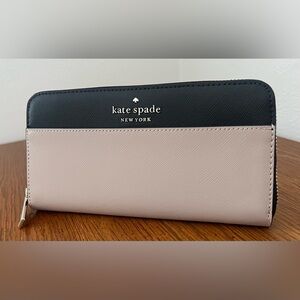 Kate Spade staci colorblock saffiano leather wallet